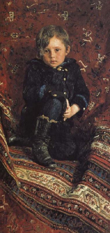 Ilia Efimovich Repin Painter s son France oil painting art